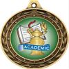 Academic Gold Duo Medal, 3" Kids Academic Prizes, Kids Education Trophy Medal Awards 10 Pack Prime view 2