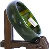 2.6" China Certified Nature Green Chalcedony Jade Women's Bangle Bracelets 6423 view 4