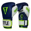 Title Boxing Gel World V2T Bag Gloves, Navy/Grey/Green, Small view 1