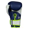 Title Boxing Gel World V2T Bag Gloves, Navy/Grey/Green, Small view 2