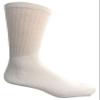 24 Pairs Of Yacht & Smith Mens Wholesale Bulk Cotton Socks, Athletic Sport Socks Shoe Size 8-12 (White) view 2
