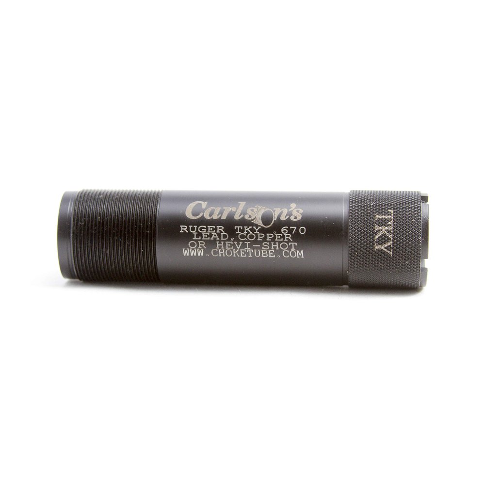 Carlson's Choke Tubes 12 Gauge for Ruger [ Turkey | 0.670 Diameter ] Blued Steel | Extended Turkey Choke Tube | Made in USA
