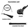 Yes4All Weight Plate Loading Pin 1 inch and 2 inch, Fitness LAT Cable Pulley System Gym, Heavy Duty Gym Equipment for Home with Tricep Rope Cable Attachment view 2