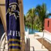Northwest NFL Baltimore Ravens Unisex-Adult Beach Towel, 30" x 60", Stripes view 2