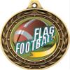 Flag Football Gold Duo Medal, 3" Flag Football Prizes, Kids Flag Football Trophy Medal Awards 100 Pack Prime view 2