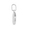 12mm Dainty Sterling Silver St Benedict Medal Necklace 1/2 inch Round Italy 20 inch BX_15 view 4
