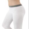 ALBERT KREUZ Women's Leggings/Thermal Bottoms Organic Stretch Cotton White XS view 4