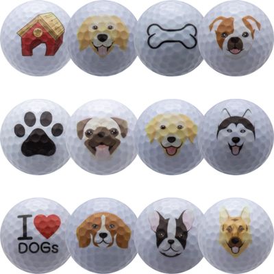 Dog Lover Golf Balls 12 pk - Great Gift Idea - Perfect for The Person who has Everything
