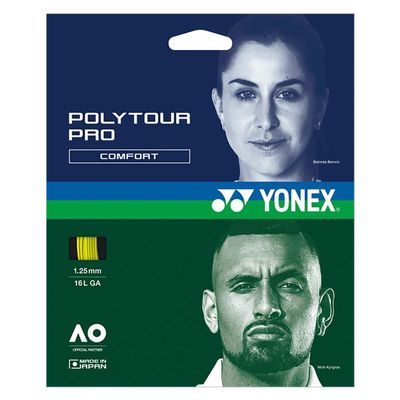 Yonex Poly Tour Pro Flash Yellow Tennis String (18)