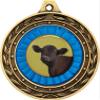Angus Steer Gold Duo Medal, 3" Angus Cattle Prizes, Kids Animal Trophy Medal Awards 50 Pack view 2