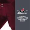Alleson Athletic Youth Integrated Football Pant, Light Maroon, XX-Large view 4