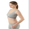 ALBERT KREUZ Women's Slip-on Wireless Comfort Bra Organic Stretch Cotton Gray L view 3
