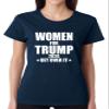 ALLNTRENDS Women's T Shirt Women for Trump 2020 USA Elections Support Tshirt (2XL, Navy Blue) view 1