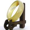 2.3" China Certified Nature Light Green Chalcedony Jade Women's Bangle Bracelets 6443 view 1