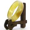 2.3" China Certified Nature Light Green Chalcedony Jade Women's Bangle Bracelets 6443 view 2