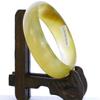 2.3" China Certified Nature Light Green Chalcedony Jade Women's Bangle Bracelets 6443 view 4