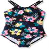 Kanu Surf Girls, Jasmine Beach Sport Halter One Piece Swimsuit, Brooke Black, 6X view 1
