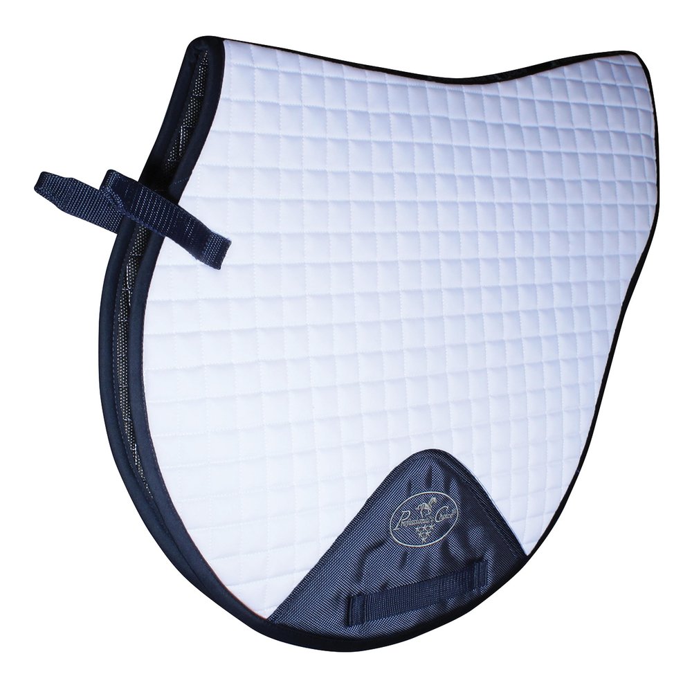 Professional's Choice Saddle Pad | VenTech XC Cross Country Quilt EP500 | White & Navy