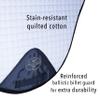 Professional's Choice Saddle Pad | VenTech XC Cross Country Quilt EP500 | White & Navy view 2