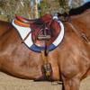 Professional's Choice Saddle Pad | VenTech XC Cross Country Quilt EP500 | White & Navy view 4