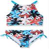 Kanu Surf Girls, Hallie UPF 50 Beach Sport Halter Tankini 2-Piece Swimsuit, Rowan Blue, 8 view 1
