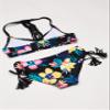 Kanu Surf Girls' Willow V-Neck Bikini Beach Sport 2-Piece Swimsuits, Brooke Black, 2T view 3