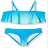 Kanu Surf girls Karlie Flounce Bikini Beach Sport 2 Two Piece Swimsuit, Janie Blue, 12 US view 1