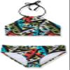 Kanu Surf Girls, Mahina UPF 50+ Beach Sport Halter Bikini 2-Piece Swimsuit, Maya Olive, 2T view 1