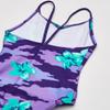 Kanu Surf Girls' Daisy Beach Sport 1-Piece Swimsuit, Rylie Purple, 3T view 4