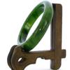 2.2" China Certified Nature Hetian Nephrite Jade Women's Green Bangle Bracelet 8300 view 3