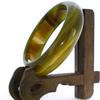 2.3" China Certified Nature Green Chalcedony Jade Women's Bangle Bracelets 6433 view 3
