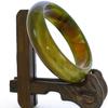 2.3" China Certified Nature Green Chalcedony Jade Women's Bangle Bracelets 6433 view 4