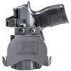 Rounded OWB Paddle Holster Fits: CZ P10F Holster - RH - Black Kydex - Concealment Express - American Made view 2