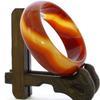 2.2" China Certified Nature Red Chalcedony Jade Women's Bangle Bracelets 6454 view 2