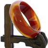 2.2" China Certified Nature Red Chalcedony Jade Women's Bangle Bracelets 6454 view 3