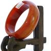 2.3" China Certified Nature Red Chalcedony Jade Women's Bangle Bracelets 6445 view 1