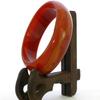 2.3" China Certified Nature Red Chalcedony Jade Women's Bangle Bracelets 6445 view 2