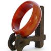 2.3" China Certified Nature Red Chalcedony Jade Women's Bangle Bracelets 6445 view 3