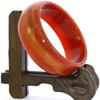 2.3" China Certified Nature Red Chalcedony Jade Women's Bangle Bracelets 6445 view 4