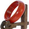 2.4" China Certified Nature Red Chalcedony Jade Women's Bangle Bracelets 6448 view 2