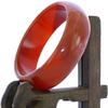 2.4" China Certified Nature Red Chalcedony Jade Women's Bangle Bracelets 6448 view 3