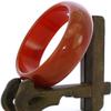 2.4" China Certified Nature Red Chalcedony Jade Women's Bangle Bracelets 6448 view 4