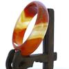 2.3" China Certified Nature Red Chalcedony Jade Women's Bangle Bracelets 6446 view 4