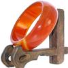 2.4" China Certified Nature Red Chalcedony Jade Women's Bangle Bracelets 6451 view 2