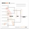 Perfect Strike Baseball Competition Brackets for Team tournaments or Skills competitions. Sheet Brackets for up to 8 participants. (100) view 1