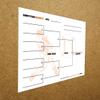 Perfect Strike Baseball Competition Brackets for Team tournaments or Skills competitions. Sheet Brackets for up to 8 participants. (100) view 2