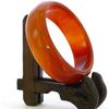 2.4" China Certified Nature Red Chalcedony Jade Women's Bangle Bracelets 6450 view 2