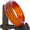 2.4" China Certified Nature Red Chalcedony Jade Women's Bangle Bracelets 6450 view 4