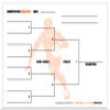 Perfect Strike Basketball Competition Brackets for Team tournaments or Skills competitions. Sheet Brackets for up to 8 participants. (100) view 1