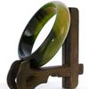 2.3" China Certified Nature Green Chalcedony Jade Women's Bangle Bracelets 6435 view 2